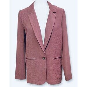 SO Ladies XS Oversized Lightweight Blazer Pink Mauve New With Tags